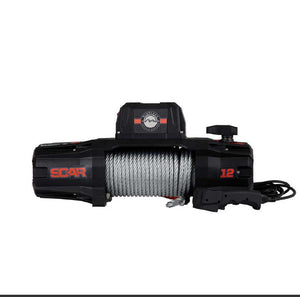 SCAR 12 - 12,000 Lbs. Rated Steel Cable Winch