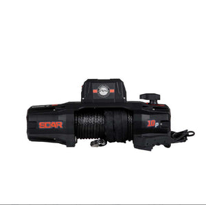 SCAR 10S - 10,000 Lbs. Rated Synthetic Rope Winch
